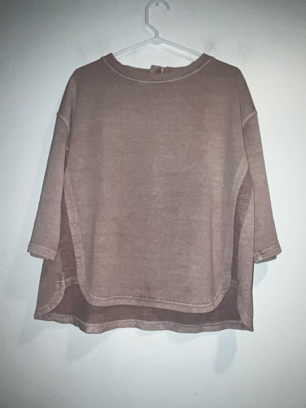 WRAP LONDON Zipper back top